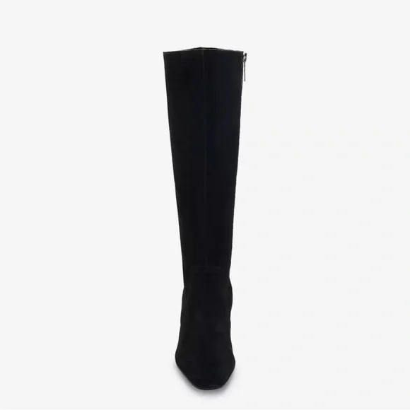 Blonde Tessa - Black Suede Waterproof Tall Boot NWT 9.5m - Picture 3 of 7